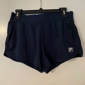 FILA Navy Athletic Shorts